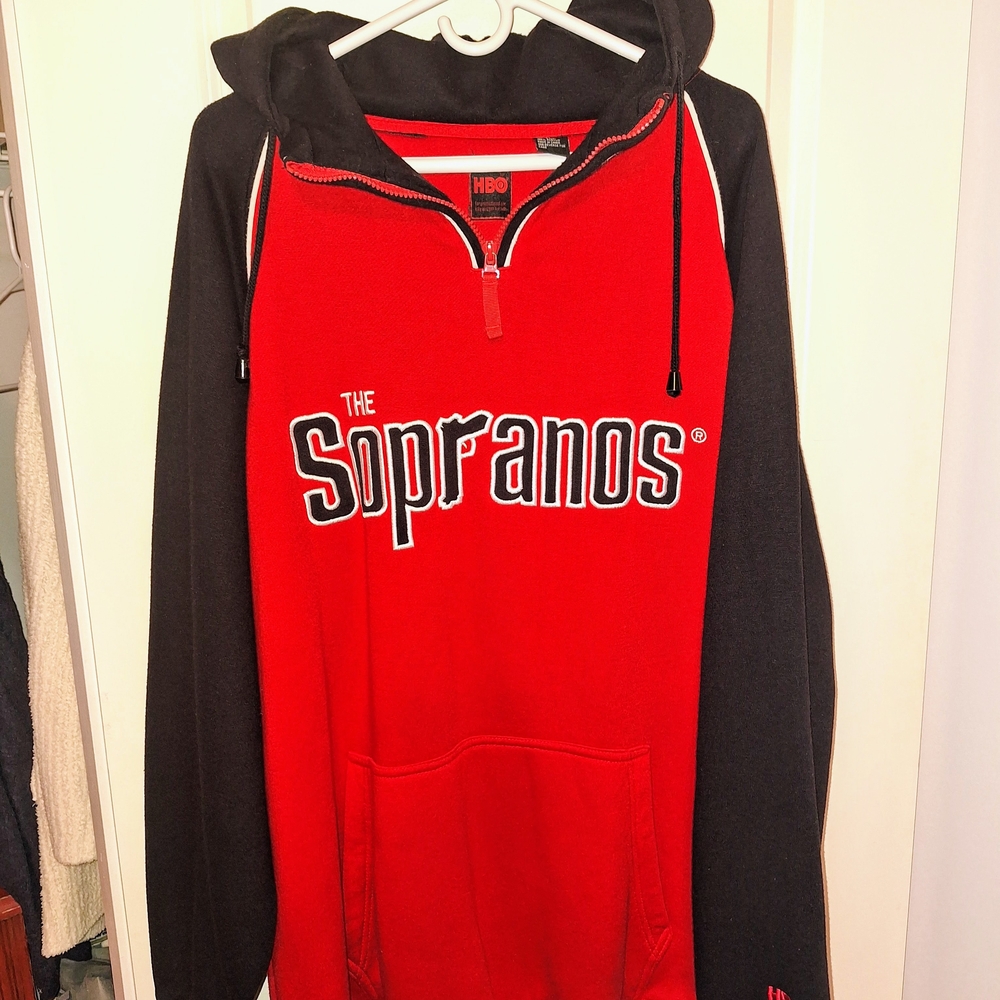 HBO SOPRANOS PROMO CAST AND CREW HOODIE. EXCLUSIVE AND LIMITED!!
